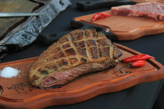 Frisch gebratenes Busa Steak 